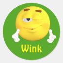 Recherche de wink autocollants Émoticône