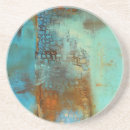 Recherche de peinture moderne dessous de verres Aqua