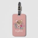 Recherche de peluche bagages étiquettes Filles