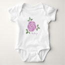 Recherche de fleurs violettes vêtements Baby girl
