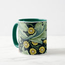 Recherche de vintage floral pattern tasses William morris