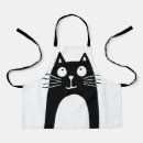 Recherche de chat blanc noir tabliers Monochrome