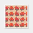 Zoek naar vlammen servetten Brand