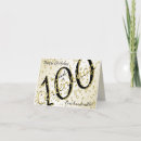 Recherche de 100 ans anniversaire cartes Élégant