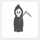 Recherche de faucheuse halloween autocollants Crâne