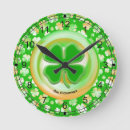 Recherche de irlande horloges Trèfle à quatre feuilles