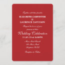 Recherche de texte rouge invitations Minimaliste