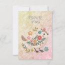 Zoek naar roze vogel kaarten Dank je creditcard