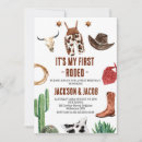 Recherche de petit cowboy invitations Cactus