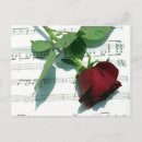 Recherche de amour abstrait cartes postales Fleur
