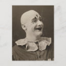 Recherche de clown drôle cartes postales Vintage
