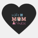 Recherche de future mère autocollants Infirmière
