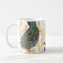 Recherche de motif de paon tasses Décoration