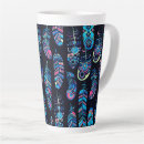 Recherche de motif de plume tasses Boho