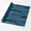 Recherche de camouflage bleu papier cadeau Armée