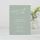 Recherche de partie de élégante fiançailles invitations Classique