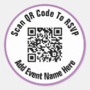 Recherche de code barres autocollants Qrcode
