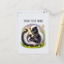 Zoek naar stinkdieren briefkaarten Schattig