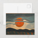 Recherche de soleil rouge cartes postales Coucher de soleil