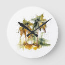 Recherche de tropiques horloges Aquarelle