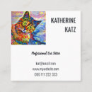 Recherche de chat coloré cartes visite Chats