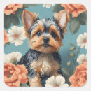 Recherche de yorkshire terrier autocollants Fleurs