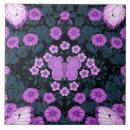 Recherche de fleur violette carreaux Botanique