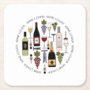 Recherche de amateur vin de dessous de verres Fête