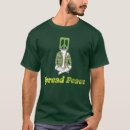 Recherche de paix verte tshirts Amour