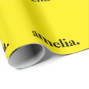 Recherche de canari papier cadeau Jaune