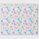 Recherche de sirène papier cadeau Violet