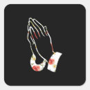 Recherche de mains de prière autocollants Religion