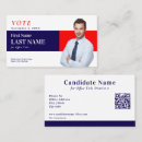 Recherche de élection cartes visite Rouge blanc et bleu