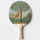 Recherche de girafe raquettes ping pong Faune