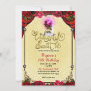 Recherche de princesse 16ans anniversaire invitations Conte de fées