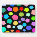 Recherche de formes géométriques tapis souris Coloré
