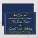 Recherche de bleu et jaune invitations Élégant