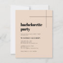 Zoek naar bachelorette party 11x14 uitnodigingen modern