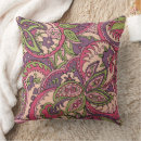 Recherche de rose vert de paisley Rétro