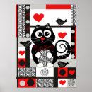 Zoek naar katten hart posters Dieren