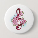 Recherche de notes musicales badges Clef