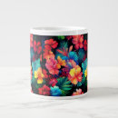 Recherche de feuille tropicale tasses Motif