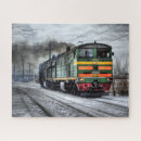 Recherche de locomotives à vapeur puzzles Fumée