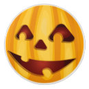 Recherche de citrouille boutons et poignées de porte Jack o' lantern