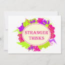 Recherche de pensée invitations Bordure