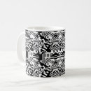 Recherche de illusion tasses Monochrome