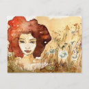 Recherche de portrait abstrait cartes postales Coloré