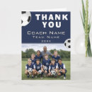 Recherche de saison du football vœux cartes Coach