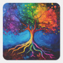 Recherche de arbre racines autocollants Arc en ciel