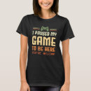 Recherche de i paused my game tshirts Suspendu